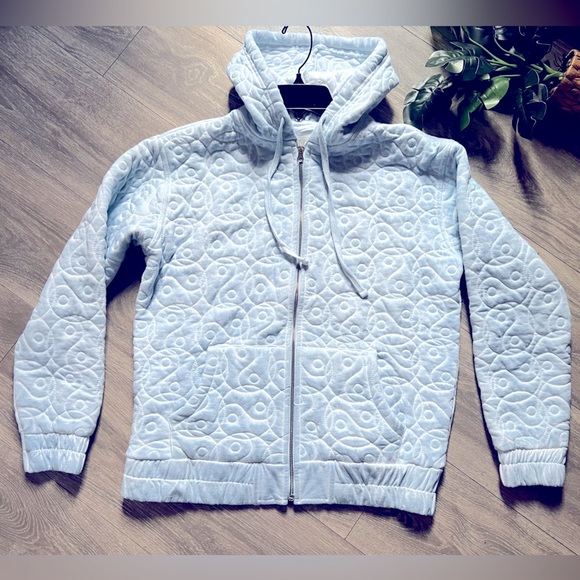 FULL TILT Quilted Yin Yang Womens Oversized Zip-Up Hoodie. Size small NWOT! - Picture 9 of 12